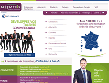 Tablet Screenshot of negoventis.cci.fr